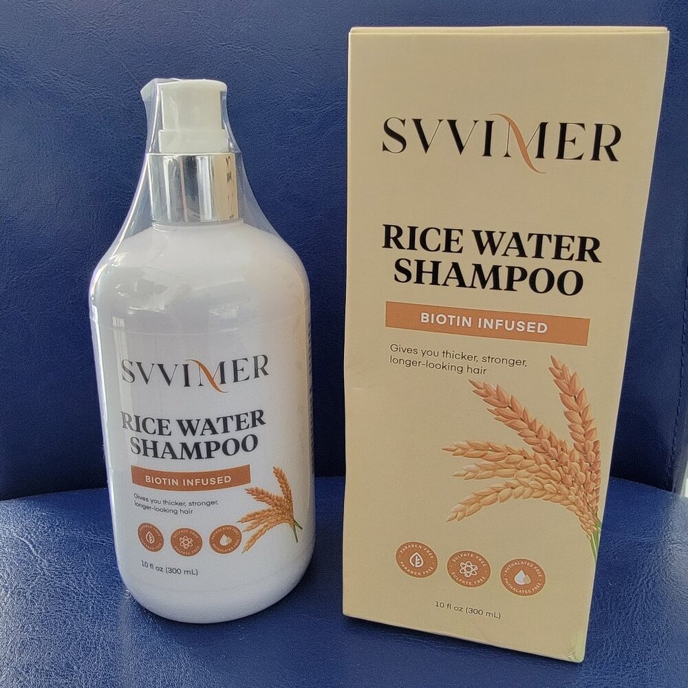 Svvimer Rice Water Shampoo New in Box